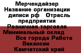 Мерчендайзер › Название организации ­ диписи.рф › Отрасль предприятия ­ Розничная торговля › Минимальный оклад ­ 25 000 - Все города Работа » Вакансии   . Камчатский край